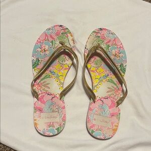 Lilly Pulitzer for target flip flops